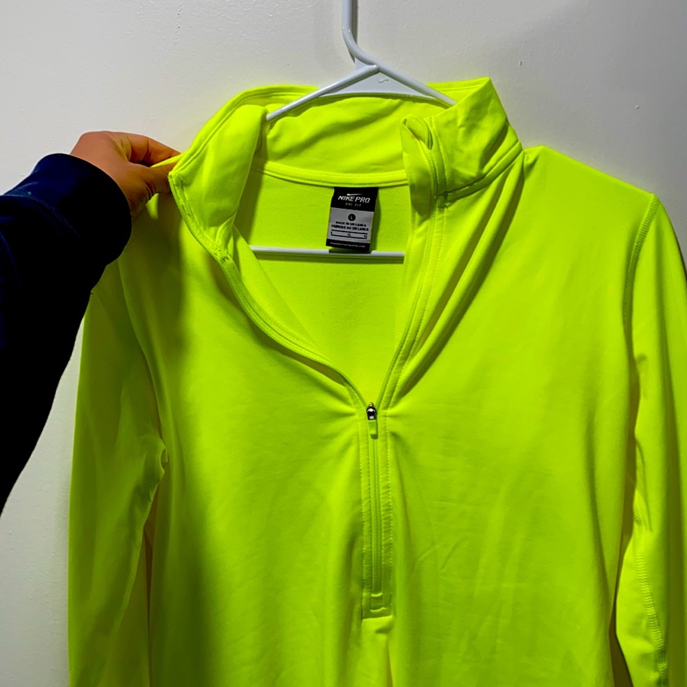 Neon Nike Pro Dri-Fit